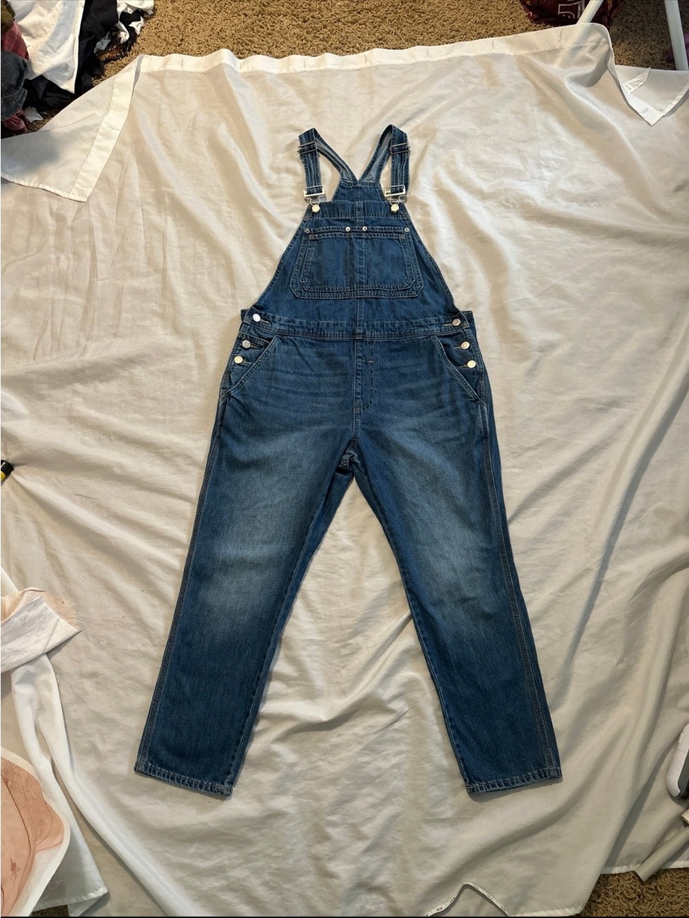 Gap Denim Bib Overalls Sz M